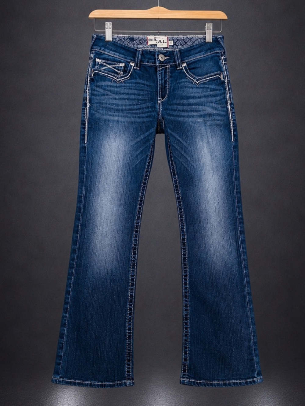 Ariat REAL Mid Rise Bootcut Jeans Women’s 29x30 Stretch Denim EUC